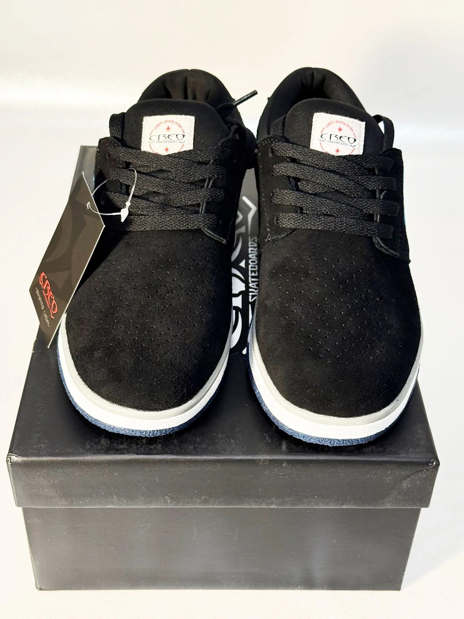 Linea First-black-scarpe da skate Creo skateboards