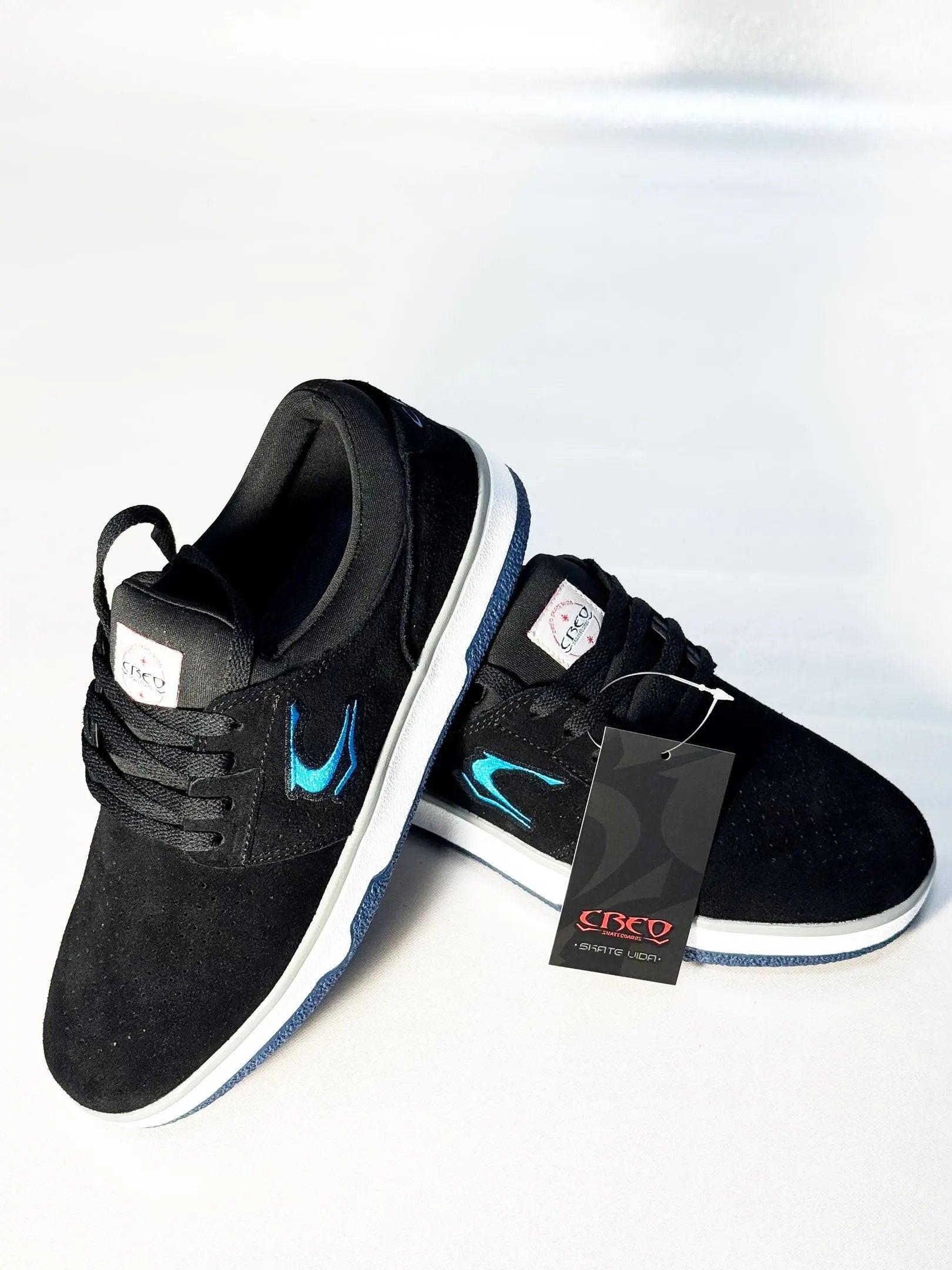 Linea First-black-scarpe da skate Creo skateboards