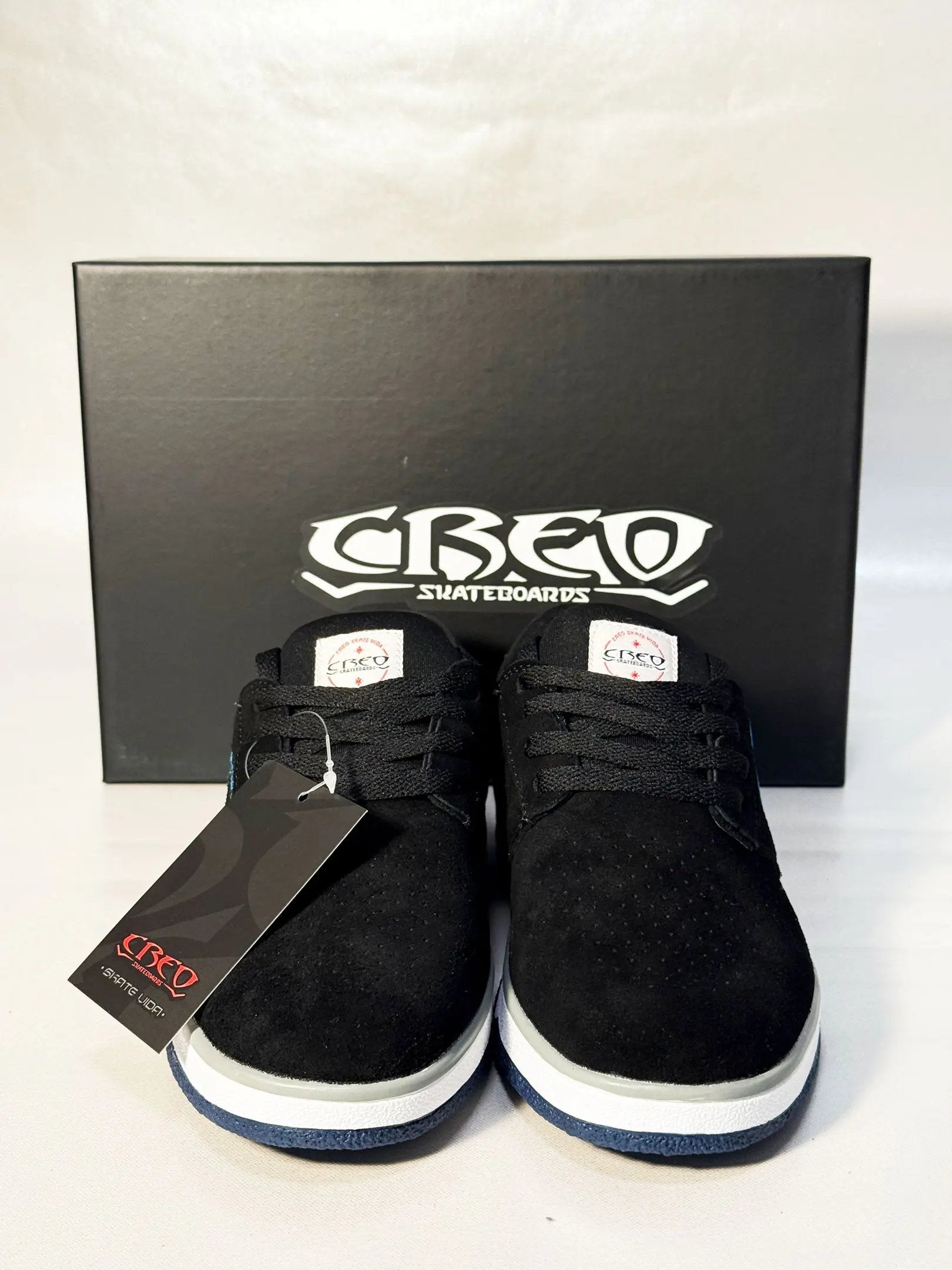 Linea First-black-scarpe da skate Creo skateboards
