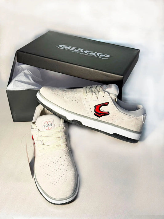 Linea First-cream-scarpe da skate Creo skateboards